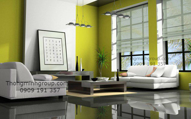 Living Room xanh