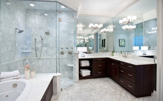 Phòng tắm 135 độ dạng lục giác