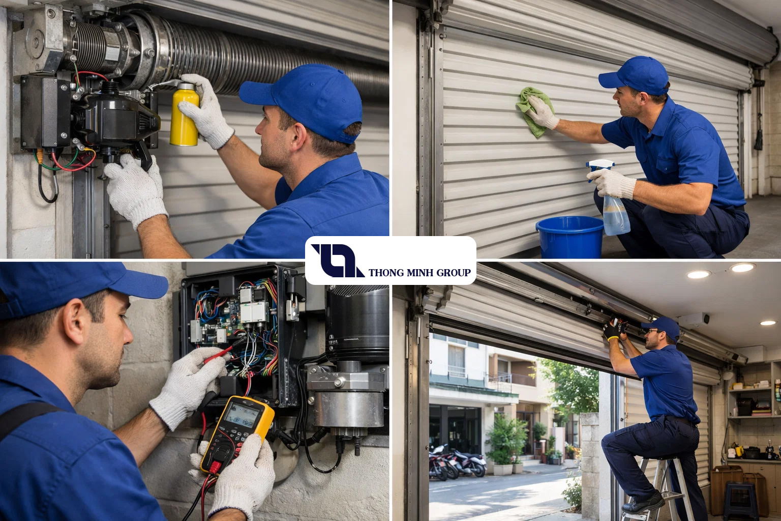 Bảo trì cửa cuốn nhà phố