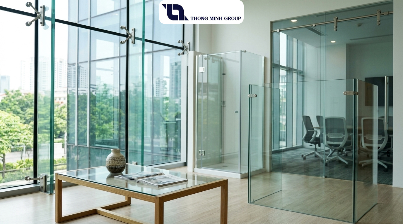 Cẩm nang lựa chọn độ dày kính tối ưu cho từng hạng mục công trình