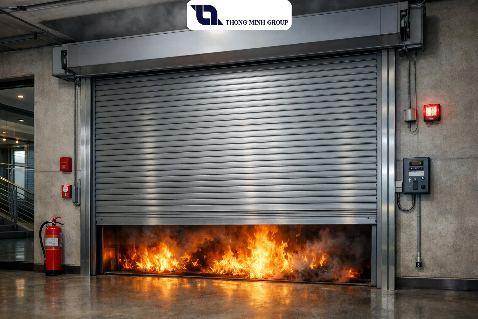 Cửa Cuốn Chống Cháy Giải Pháp Bảo Vệ An Toàn Cho Công Trình Hiện Đại