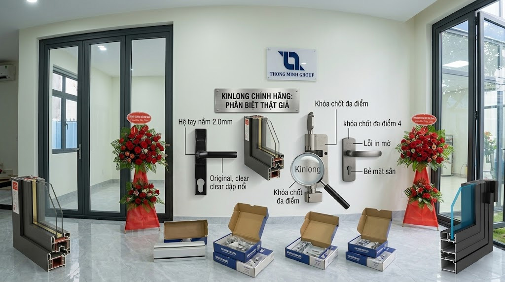 Nhận diện qua hệ thống phụ kiện Kinlong đi kèm