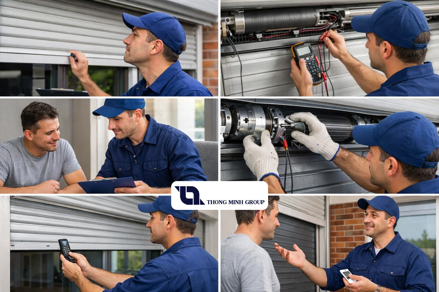 Quy trình sửa cửa cuốn chuyên nghiệp