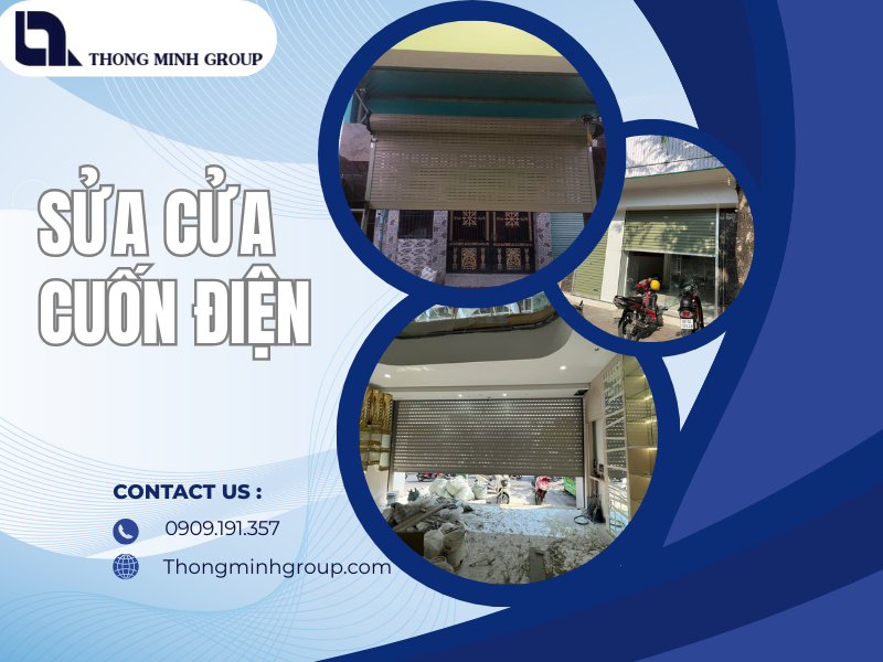 sửa cửa cuốn điện