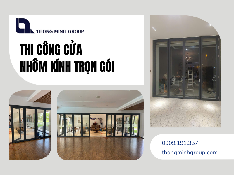thi công cửa nhôm kính trọn gói