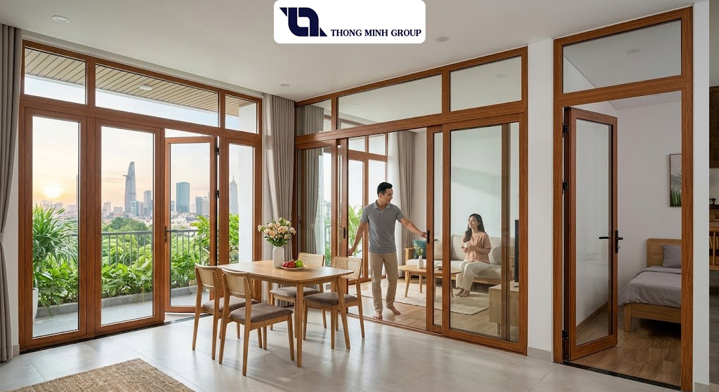 Ứng dụng của nhôm vân gỗ đa dạng trong các không gian kiến trúc