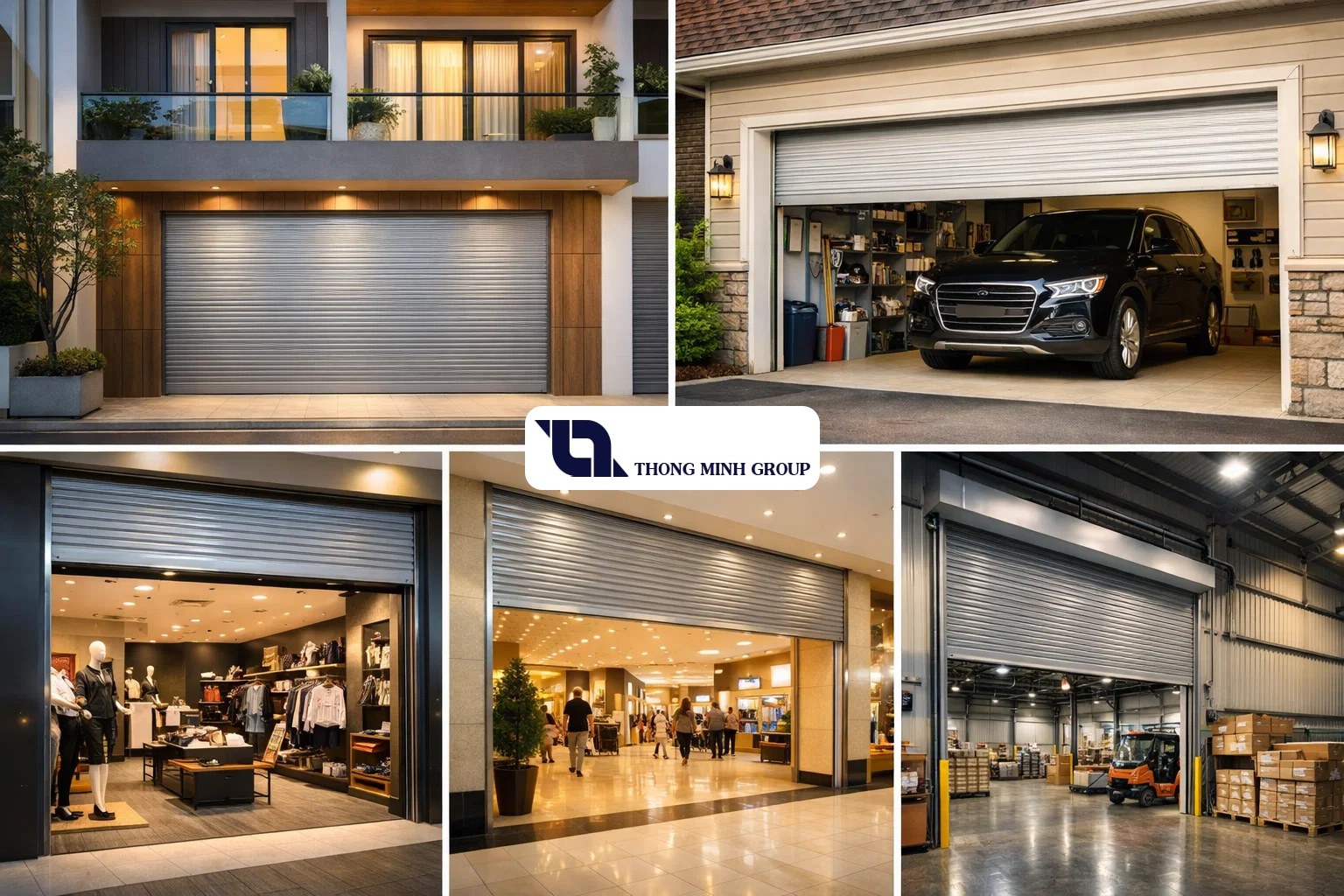Ứng dụng thực tế của cửa cuốn tự động