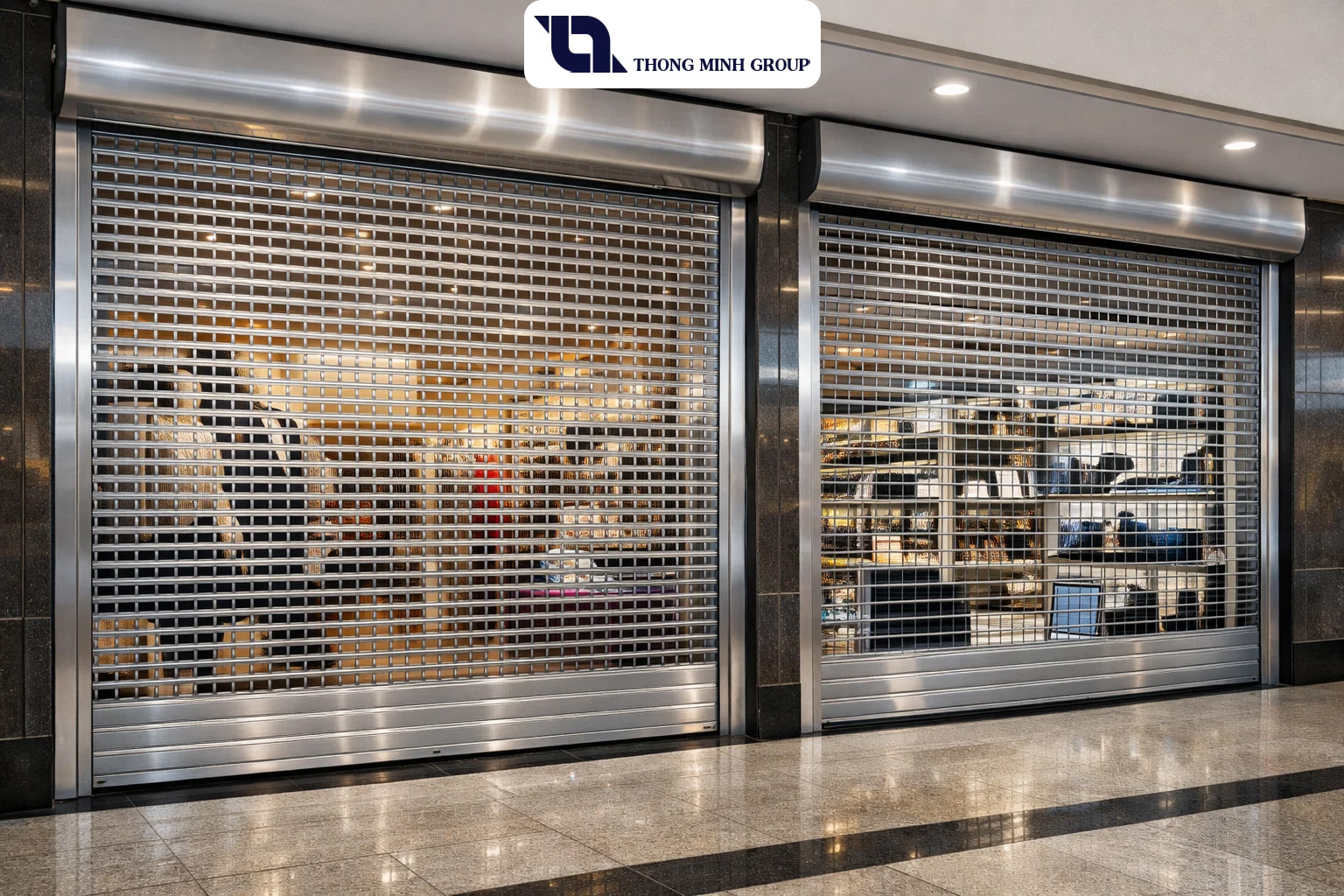 Cửa cuốn chống trộm cho cửa hàng – Giải pháp bảo vệ tài sản an toàn 24/7
