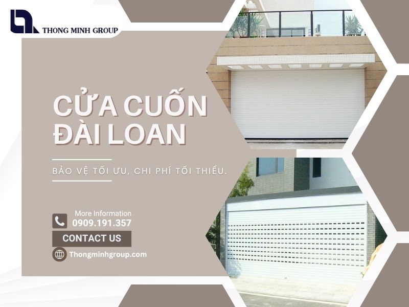 Cửa cuốn Đài Loan tiết kiệm chi phí bền theo thời gian