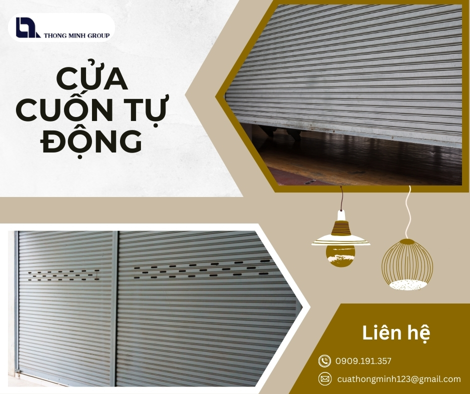 Cửa cuốn tự động lựa chọn tối ưu cho cuộc sống tiện nghi hiện đại