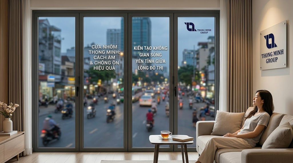 Cửa nhôm cách âm chống ồn hiệu quả: Kiến tạo không gian sống yên tĩnh giữa lòng đô thị