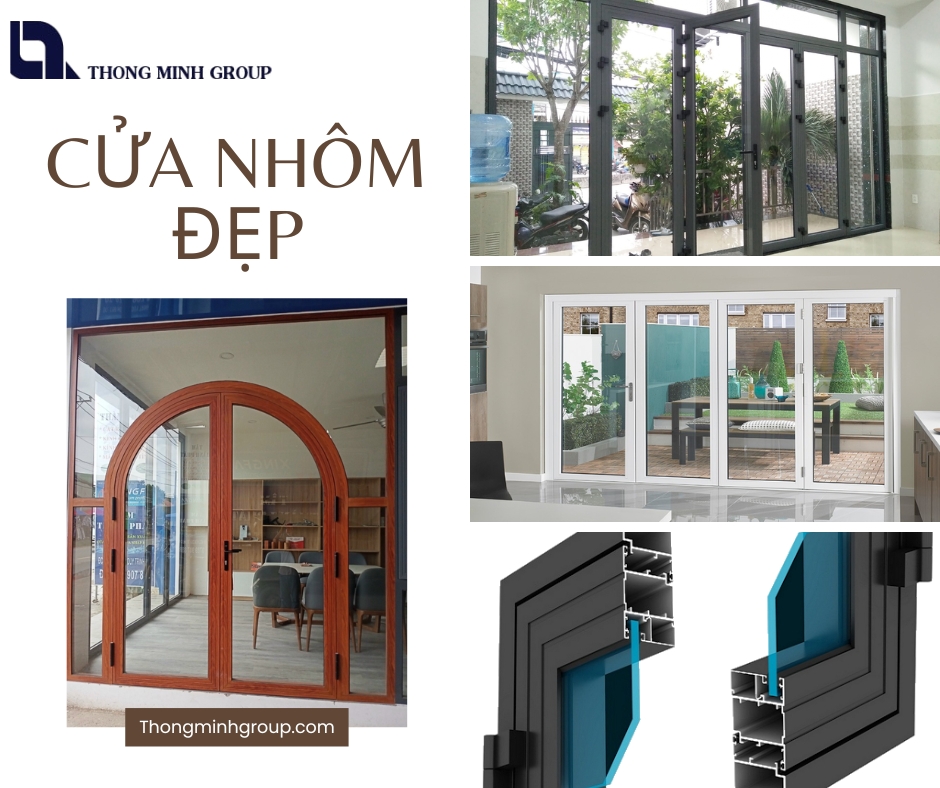 Cửa nhôm đẹp nâng tầm không gian sống hiện đại