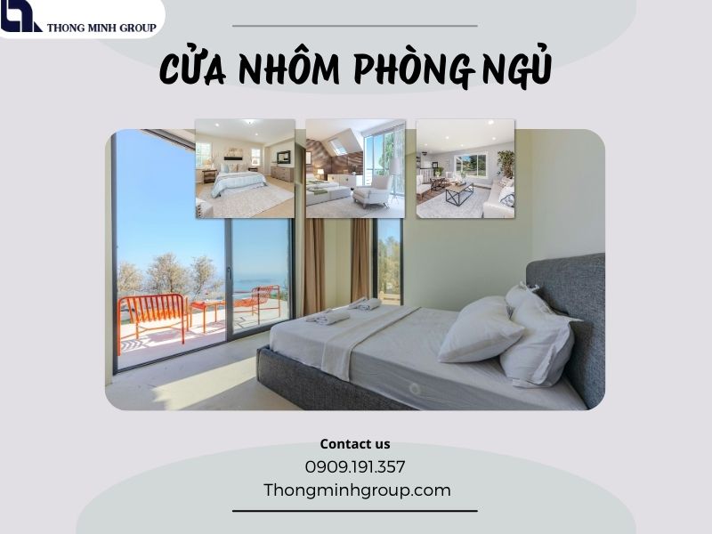 Cửa nhôm phòng ngủ thiết kế tinh tế và an toàn