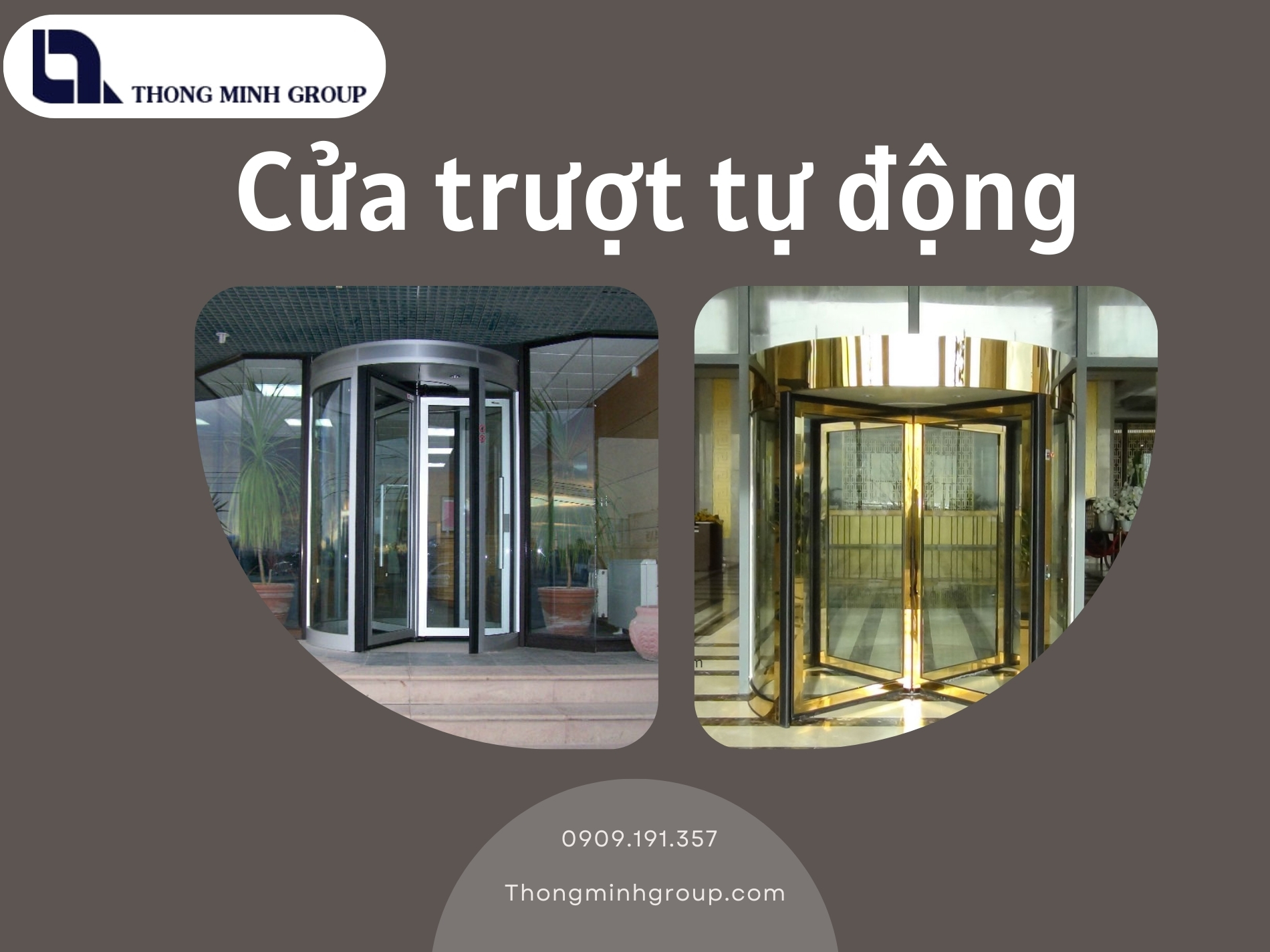 Cửa trượt tự động – Giải pháp thông minh cho không gian hiện đại
