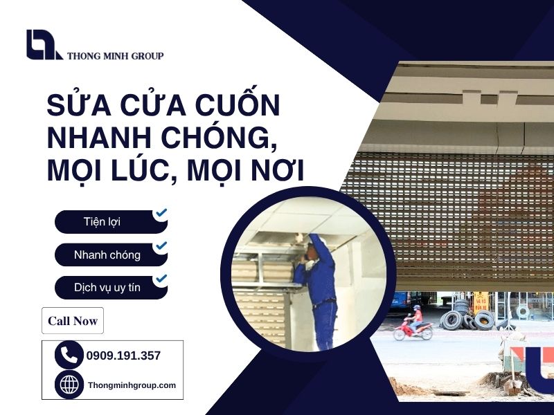 Dịch vụ sửa cửa cuốn 24/7 có thật sự đáng tin?
