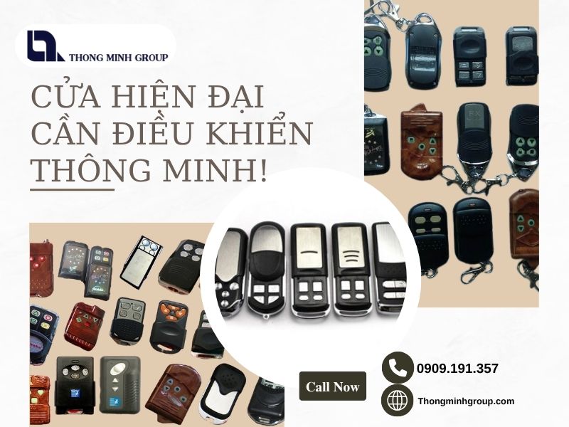 Điều khiển cửa cuốn có những loại nào phổ biến?