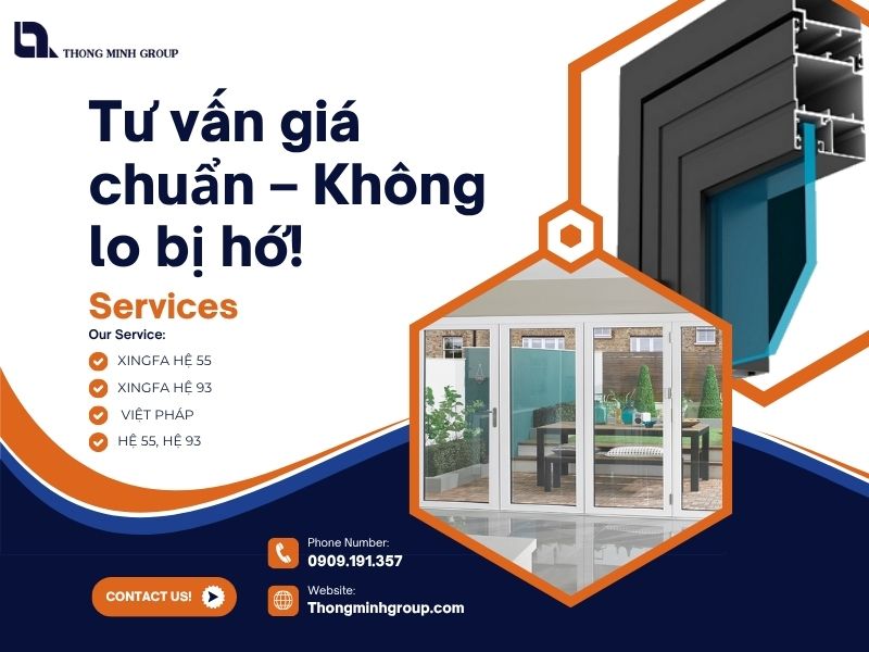 Giá cửa nhôm thay đổi như thế nào theo từng loại