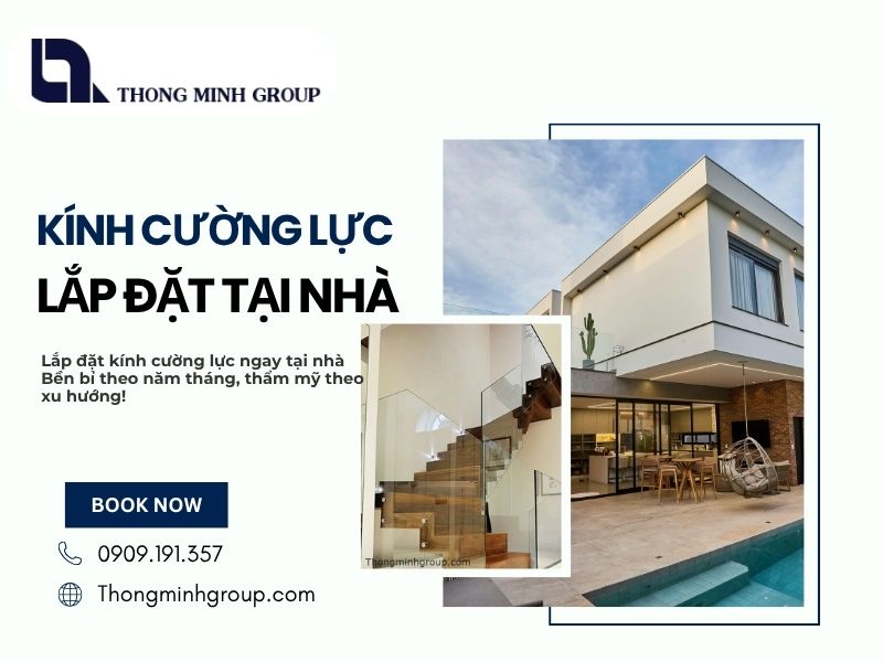 Kính cường lực lắp đặt tại nhà nhanh chóng và tiện lợi