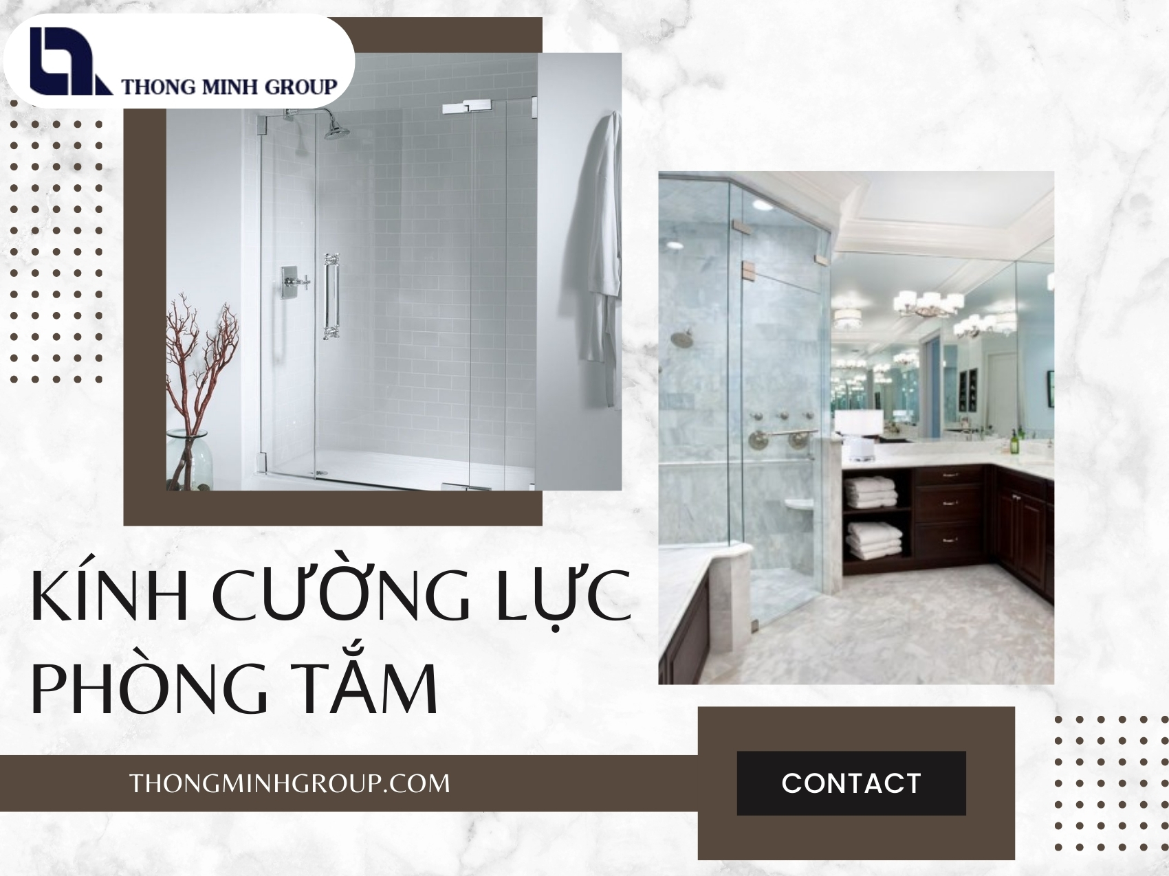 Kính cường lực phòng tắm – Giải pháp hiện đại cho không gian sống sang trọng