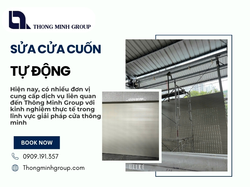 Sửa cửa cuốn tự động chuyên nghiệp giúp vận hành an toàn và bền bỉ