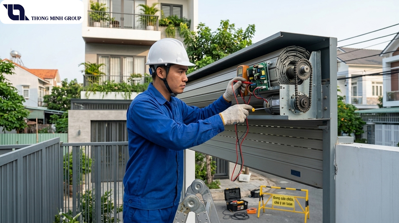Sửa Cửa Cuốn Và Quy Trình Khắc Phục Sự Cố Kỹ Thuật Đảm Bảo An Toàn Tuyệt Đối