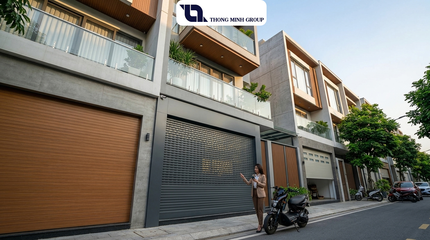 Xu Hướng Lựa Chọn Các Hệ Thống Cửa Cuốn Mặt Tiền Cho Nhà Phố Hiện Đại
