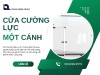 Cửa cường lực một cánh mang lại sự tinh tế và tiện nghi cho không gian hiện đại