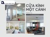 Cửa kính một cánh – Giải pháp hiện đại cho không gian sống sang trọng