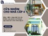 Cửa nhôm cho nhà cấp 4 nên chọn loại nào để tiết kiệm và đẹp?