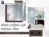 Kính cường lực phòng tắm – Giải pháp hiện đại cho không gian sống sang trọng