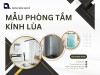 Mẫu phòng tắm kính lùa mang đến sự tiện nghi và hiện đại cho không gian