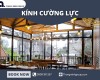 Kính cường lực cho nhà hàng quán cafe có giúp hút khách hơn