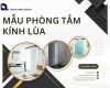 Mẫu phòng tắm kính lùa mang đến sự tiện nghi và hiện đại cho không gian