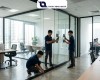 Thi công vách kính văn phòng trọn gói: Giải pháp không gian làm việc hiện đại và tối ưu chi phí