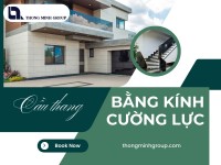 Cầu thang bằng kính cường lực