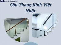 Cầu Thang Kính Việt Nhật Giải pháp hoàn hảo cho không gian hiện đại và đẳng cấp