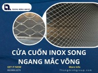 Cửa cuốn inox song ngang mắc võng