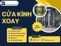 Cửa kính xoay – Giải pháp hiện đại cho không gian thông minh