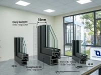 Cửa nhôm hệ 55 là gì: Tìm hiểu chi tiết về hệ nhôm quốc dân trong xây dựng