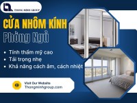 Cửa nhôm kính phòng ngủ – Giải pháp hiện đại cho không gian riêng tư