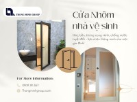 Cửa nhôm nhà vệ sinh liệu có chống nước tuyệt đối?