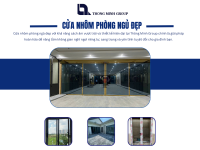 Cửa nhôm phòng ngủ đẹp và hiện đại