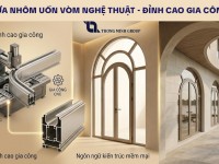 Cửa nhôm uốn vòm nghệ thuật: Đỉnh cao gia công và ngôn ngữ kiến trúc mềm mại