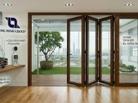 Cửa nhôm vân gỗ sang trọng: Sự kết hợp hoàn mỹ giữa hơi thở tự nhiên và công nghệ