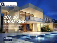 Cửa sổ nhôm kính thông thoáng sang trọng và hiện đại