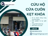 Cứu hộ cửa cuốn kẹt khóa nhanh chóng và an toàn