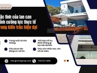 Đặc tính của lan can kính cường lực trong kiến trúc hiện đại