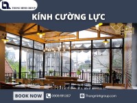 Kính cường lực cho nhà hàng quán cafe có giúp hút khách hơn