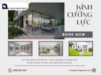 Kính cường lực chống trộm an toàn cho mọi công trình