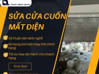 Sửa cửa cuốn mất điện phải làm gì để khôi phục hoạt động nhanh nhất